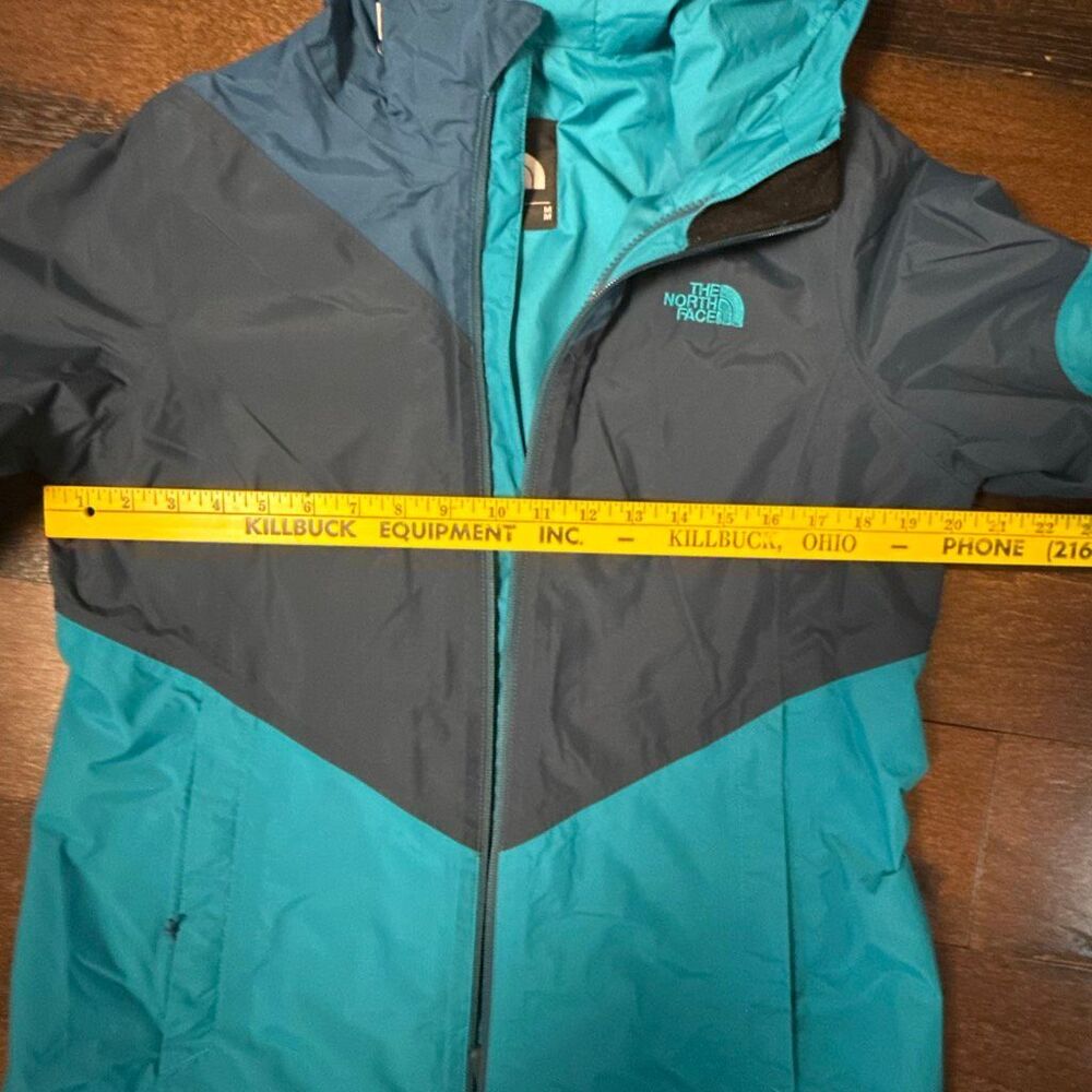 Women's The North Face Jacket size medium Full Dual Zipper Dry Vent NF0A2SVK aqu - Picture 10 of 10